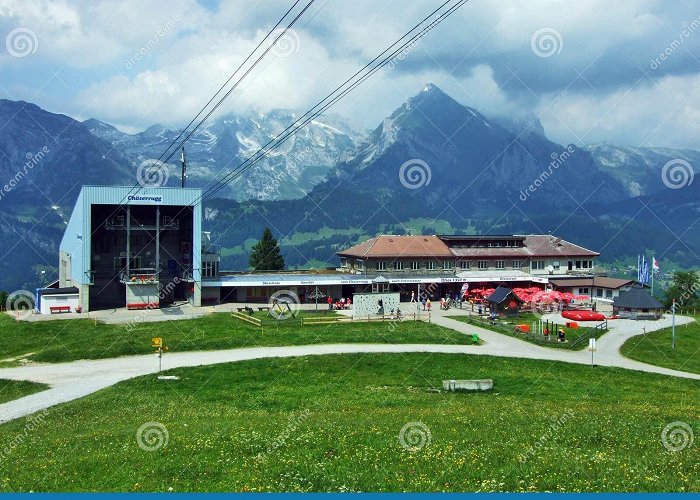 Chäserugg Aerial Cableway Iltios-Chaserrugg or Luftseilbahn Iltios-ChÃ ... photo