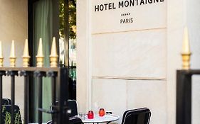Hotel Montaigne Párizs Exterior photo