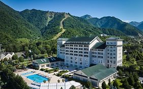 Qafqaz Riverside Hotel Gabala Exterior photo