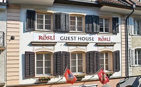 Roesli Guest House Luzern Exterior photo