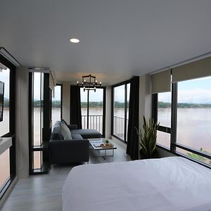 The River House Chiangkhan Hotel Csiangkham Exterior photo