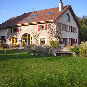 "Chambre Merisier" Dans Une Ferme Avec Etang Prive Au Coeur De La Region Des Mille Etangs, Faucogney-Et-La-Mer Panzió Exterior photo