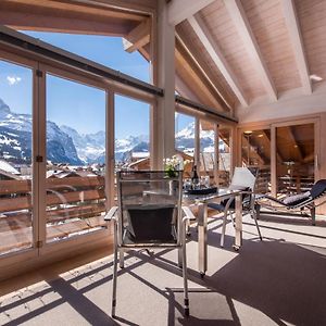 Chalet Schneehoren Penthouse Apartman Wengen Exterior photo