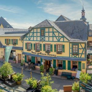 Weinhotel Des Riesling Zum Grunen Kranz Rüdesheim am Rhein Exterior photo