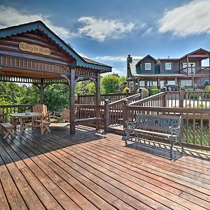 Rustic Cabin With Wraparound Porch And Mountain Views! Villa Piney Creek Exterior photo