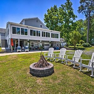 Idyllic Waterfront Home With Game Room, Shared Dock Reedville Exterior photo