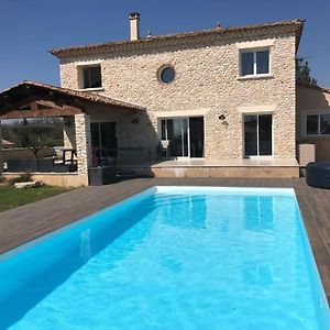 La Bastide Du Soleil Avec Piscine, Calme, Randonnee A Proximite Villa Allegre Les Fumades Exterior photo