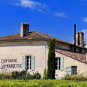 Domaine L'Amourette Panzió Tizac-de-Curton Exterior photo