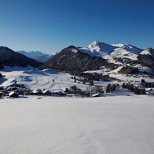 Les Montagnes Apartman Bellevaux Exterior photo