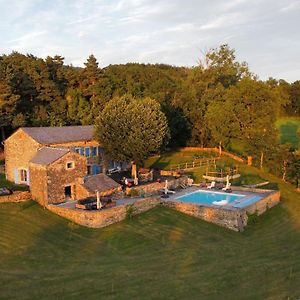 Corps De Ferme Renove Avec Piscine Et Terrasses Paisibles, A 1H30 De Lyon - Fr-1-582-396 Panzió Saint-Etienne-Lardeyrol Exterior photo