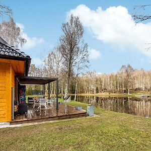 Beautiful Home In Bjaernum With Lake View Bjarnum Exterior photo