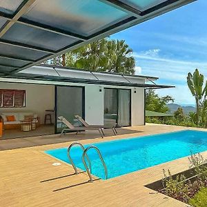 Modern Home With Panoramic Ocean View And Pool Ojochal Exterior photo