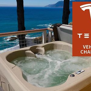 Gorgeous Oceanview, By Oceanviewhottubs Oceanfront! Shelter Cove, Ca Tesla Ev Station Apartman Exterior photo