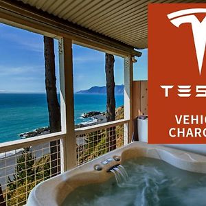 Amazing Oceanview, Oceanfront! By Oceanviewhottubs Shelter Cove, Ca Tesla Ev Station Apartman Exterior photo