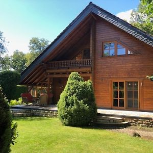 Blockhaus Am Waldrand Villa Brieselang Exterior photo