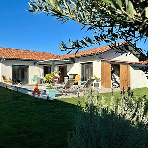 Maison Familiale Neuve Avec Piscine. Saint-Martin-de-Hinx Exterior photo