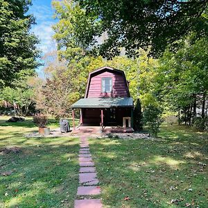 Cozy Lakefront A-Frame Cabin Rockville Exterior photo