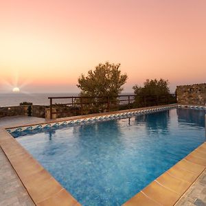 Sea-Sunset Views Villa Lefkothea With Private Pool Near Elafonissi Amigdalokefáli Exterior photo