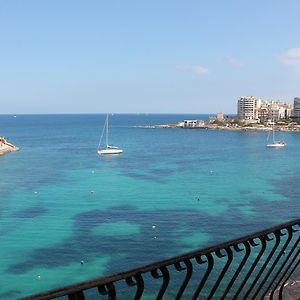 Spinola Bay Top Floor Seafront 3 Bedroom Apartment With Panoramic Sea Views - By Getawaysmalta San Ġiljan Exterior photo