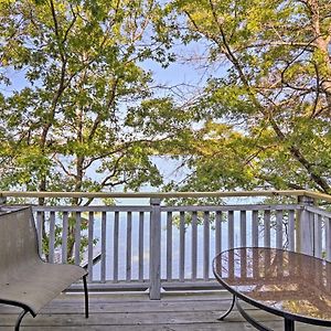 Waterfront House With Dock And Deck On Little Bear Lake Johannesburg Exterior photo